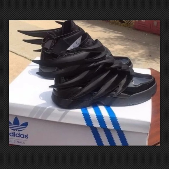 Adidas Jeremy Scott Wings Dark Knight Batman Shoes - Picture 7 of 8